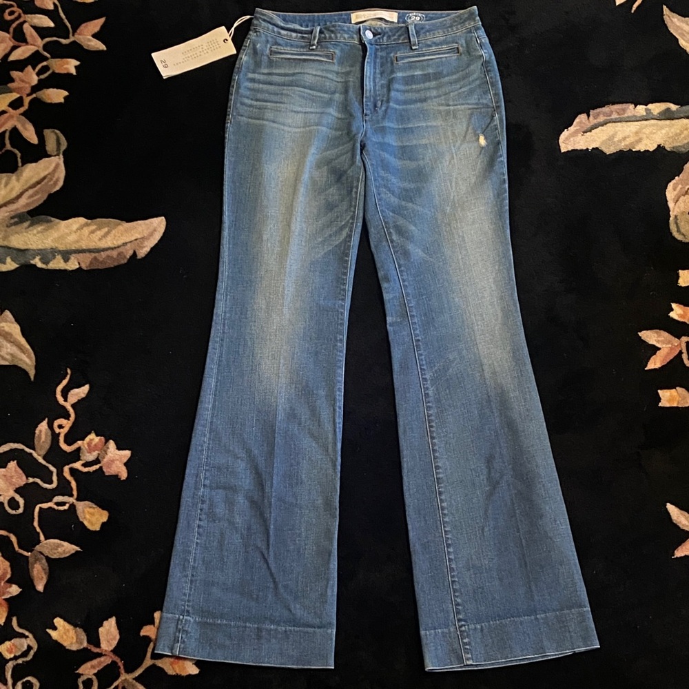 Marc By Marc Jacobs Blue Denim Flared Jeans Posey Size 29